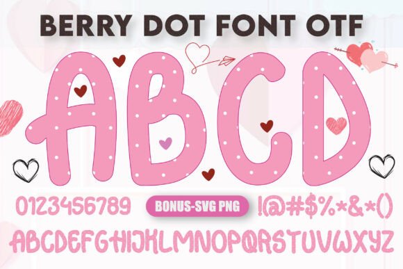 Berry Dot: A Sweet & Modern Typeface for Playful Designs