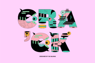 Crack: A Surrealist Display Font for Bold Design Ideas
