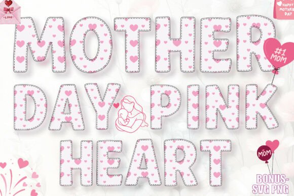 Embracing Love: The Mother Day Pink Heart Design Style