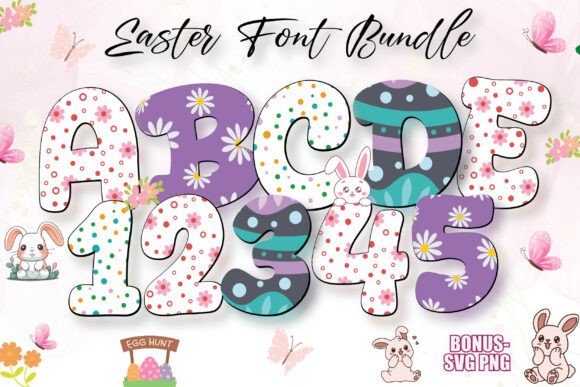 Fancy Flower Bundle: A Springtime Font Collection for Your Easter Projects