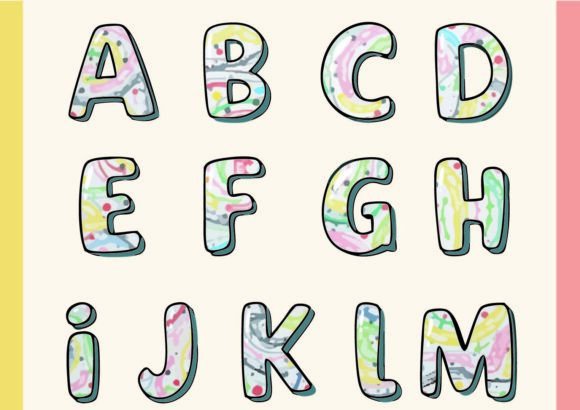 June: A Typographic Painting for Every Glyph