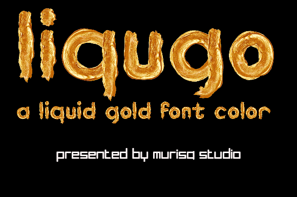 Liqugo: A Sweet Color Font for Modern Designers