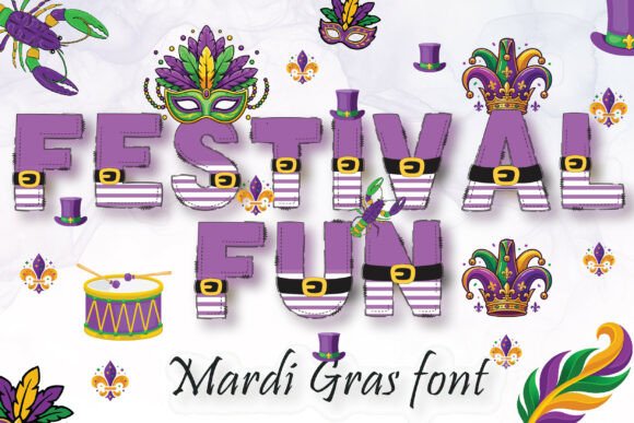 Mardi Gras Army: Command Attention with Bold Carnival Type