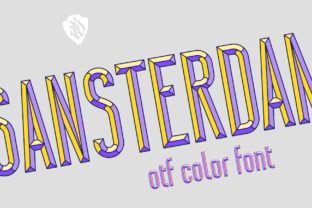 Sansterdam: The Geometric Color Font for Modern Brands