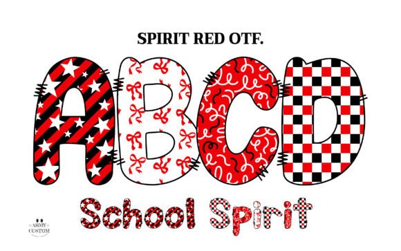 Spirit Red Ribbon: A Bold Statement in Modern Typography