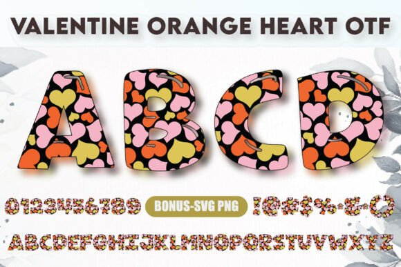 Valentine Orange Heart: The Warm, Playful Font Your Designs Need